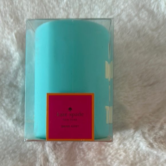 NWT Kate Spade New York Turquoise Drink Cozy - Picture 5 of 6
